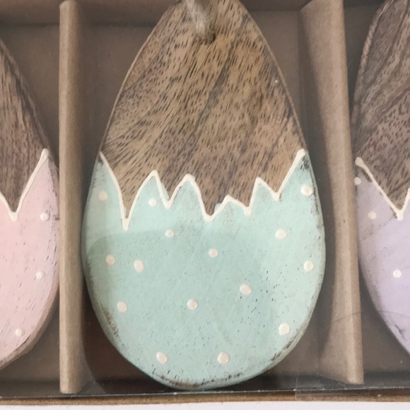 NWT Primitive 6’ Easter Egg Garland Wood - Picture 4 of 5